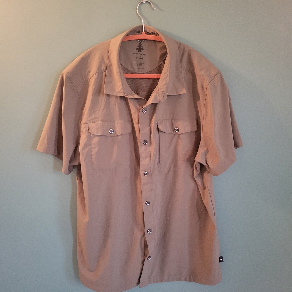 Woods green casual shirt